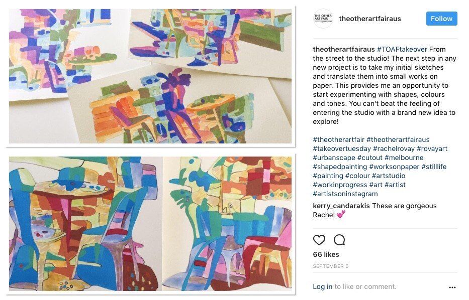 The Other Art Fair Instagram Takeover - Post 3