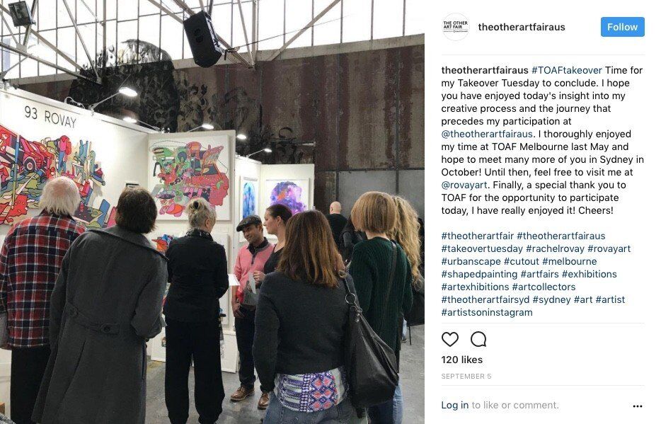 The Other Art Fair Instagram Takeover - Post 8