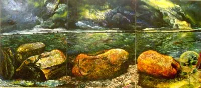 Resurrection - Restoration (Port Phillip Bay) (triptych)